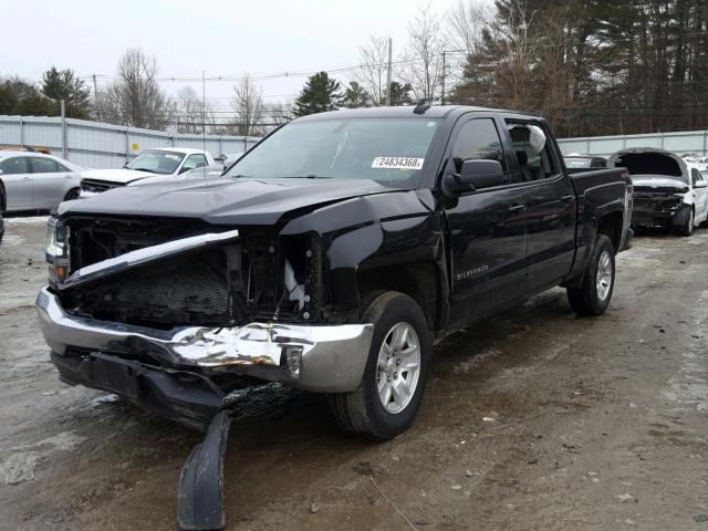 3GCUKREC7GG377109 - 2016 CHEVROLET SILVERADO BLACK photo 2