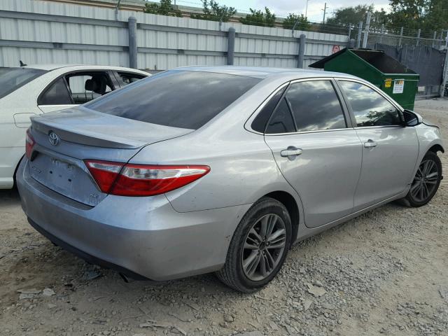 4T1BF1FKXFU074948 - 2015 TOYOTA CAMRY LE SILVER photo 4