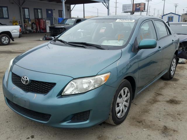 1NXBU4EE7AZ292499 - 2010 TOYOTA COROLLA BA TEAL photo 2