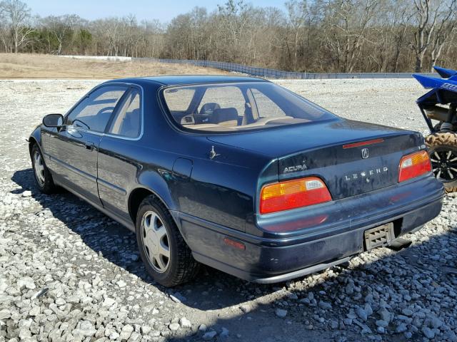 JH4KA8261RC002761 - 1994 ACURA LEGEND L GREEN photo 3