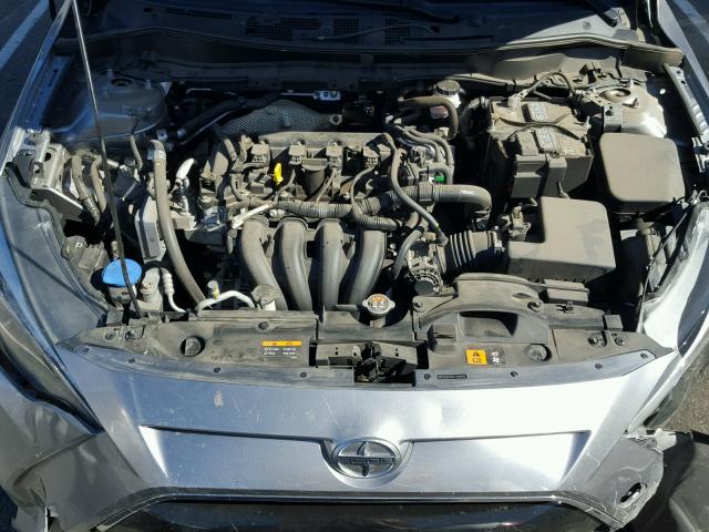 3MYDLBZV6GY109504 - 2016 TOYOTA SCION IA GRAY photo 7