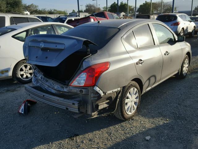 3N1CN7AP5HL860741 - 2017 NISSAN VERSA S GRAY photo 4