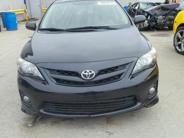 2T1BU4EE6BC715477 - 2011 TOYOTA COROLLA BA BLACK photo 9