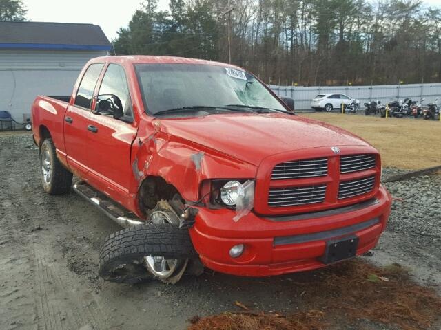 1D7HU18D95J622690 - 2005 DODGE RAM 1500 S RED photo 1