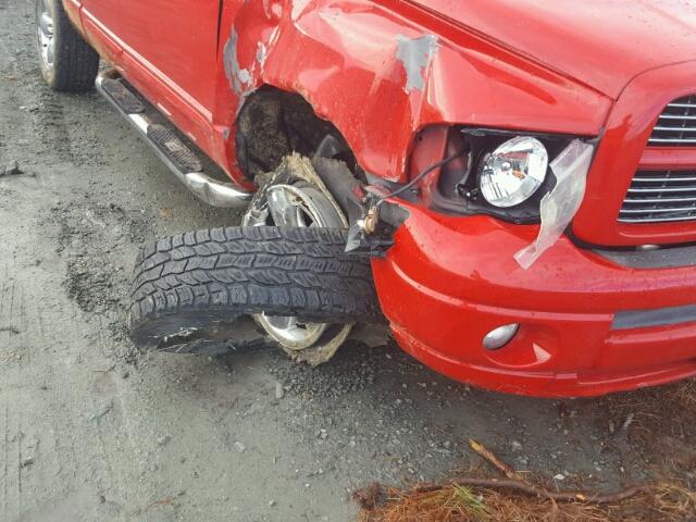 1D7HU18D95J622690 - 2005 DODGE RAM 1500 S RED photo 9