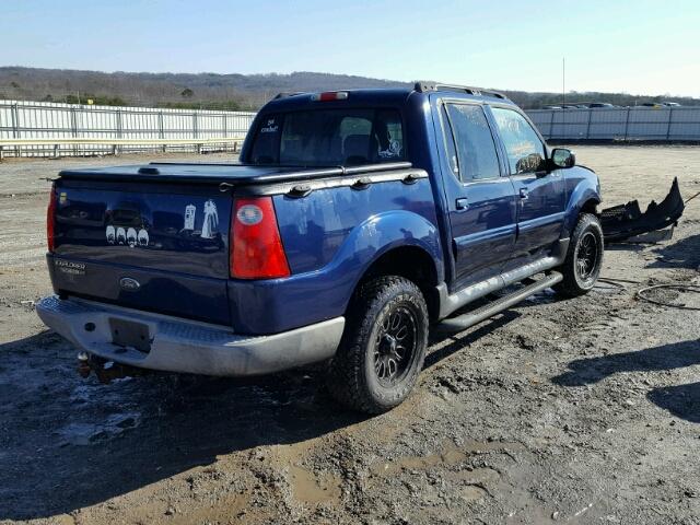 1FMZU77K85UA12520 - 2005 FORD EXPLORER S BLUE photo 4