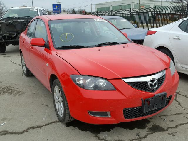 JM1BK32F581830680 - 2008 MAZDA 3 I RED photo 1