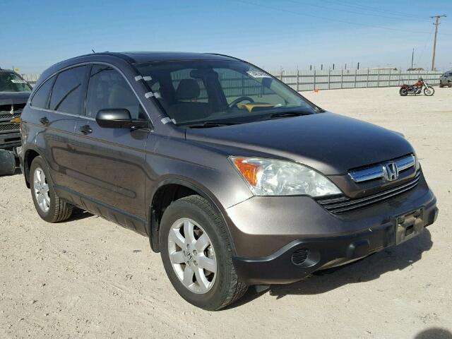 5J6RE38559L008384 - 2009 HONDA CR-V EX BROWN photo 1