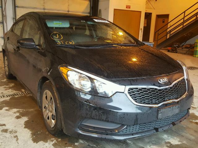 KNAFK4A60F5426214 - 2015 KIA FORTE LX BLACK photo 1