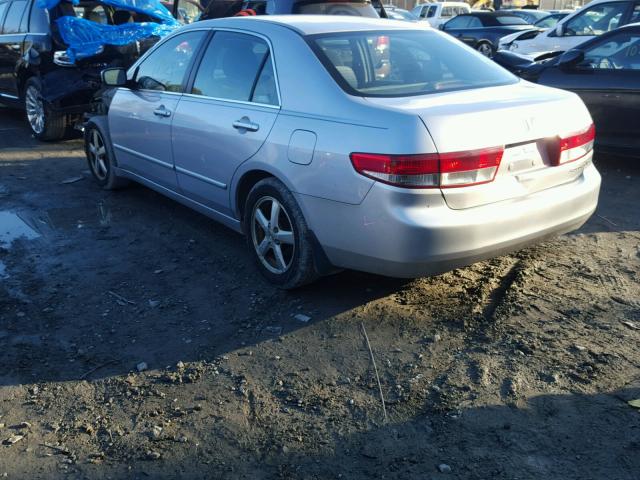 1HGCM56654A013497 - 2004 HONDA ACCORD EX SILVER photo 3