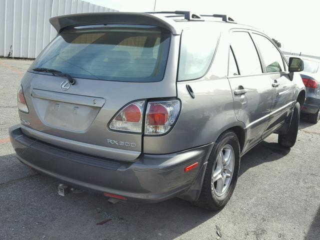 JTJHF10U710172373 - 2001 LEXUS RX 300 BEIGE photo 4