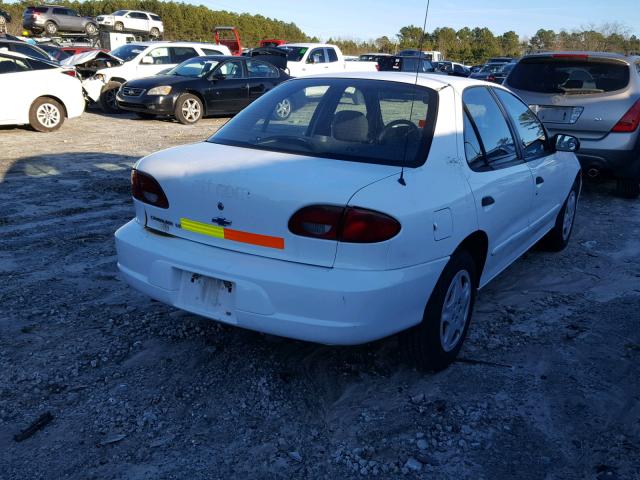 1G1JF524117109746 - 2001 CHEVROLET CAVALIER L WHITE photo 4