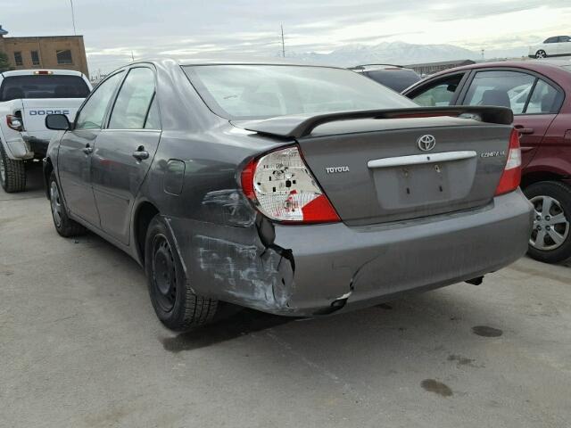 4T1BE32K84U922598 - 2004 TOYOTA CAMRY LE GRAY photo 3