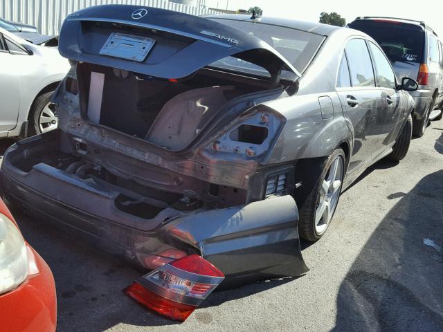 WDDNG79X78A177246 - 2008 MERCEDES-BENZ S 65 AMG GRAY photo 4