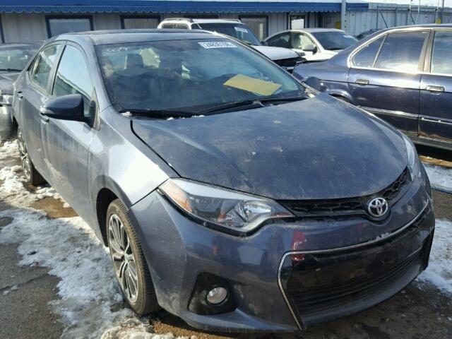 5YFBURHE6EP024169 - 2014 TOYOTA COROLLA L GRAY photo 1