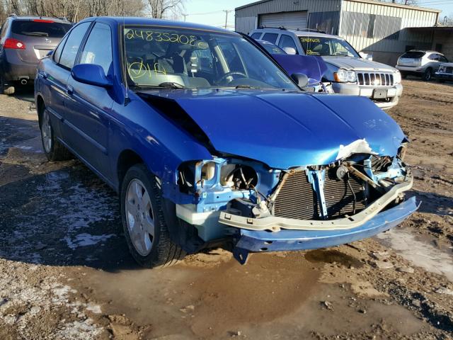 3N1CB51D06L618956 - 2006 NISSAN SENTRA 1.8 BLUE photo 1