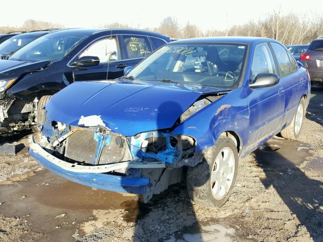 3N1CB51D06L618956 - 2006 NISSAN SENTRA 1.8 BLUE photo 2