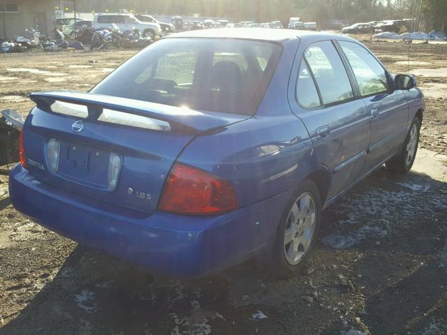 3N1CB51D06L618956 - 2006 NISSAN SENTRA 1.8 BLUE photo 4