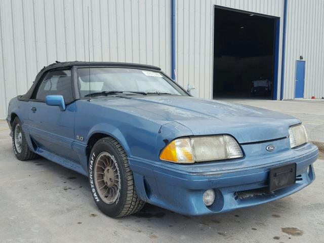 1FABP45E8JF298981 - 1988 FORD MUSTANG GT BLUE photo 1