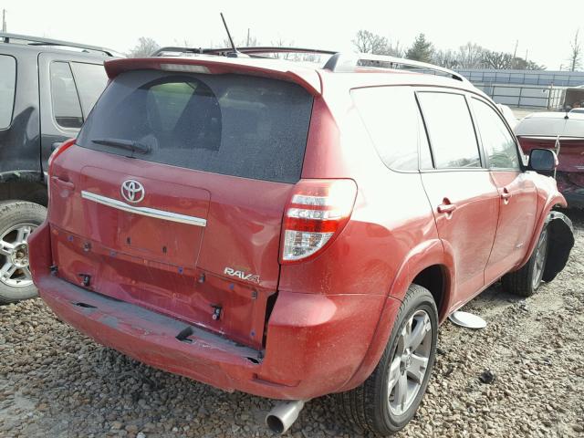 JTMWF4DV1B5036744 - 2011 TOYOTA RAV4 SPORT BURGUNDY photo 4