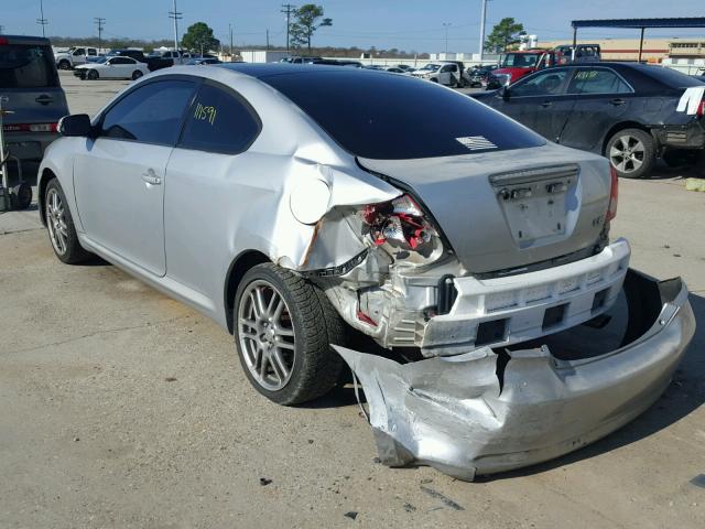 JTKDE177850002669 - 2005 TOYOTA SCION TC 银色 照片 3