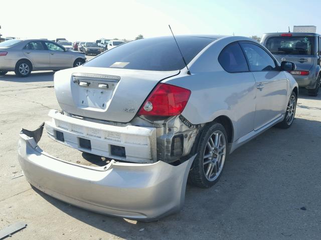 JTKDE177850002669 - 2005 TOYOTA SCION TC 银色 照片 4