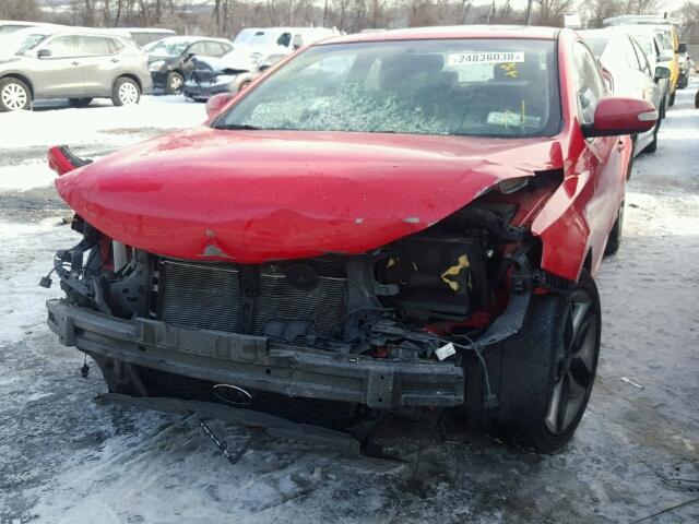 KNAFW6A30A5128759 - 2010 KIA FORTE SX RED photo 2