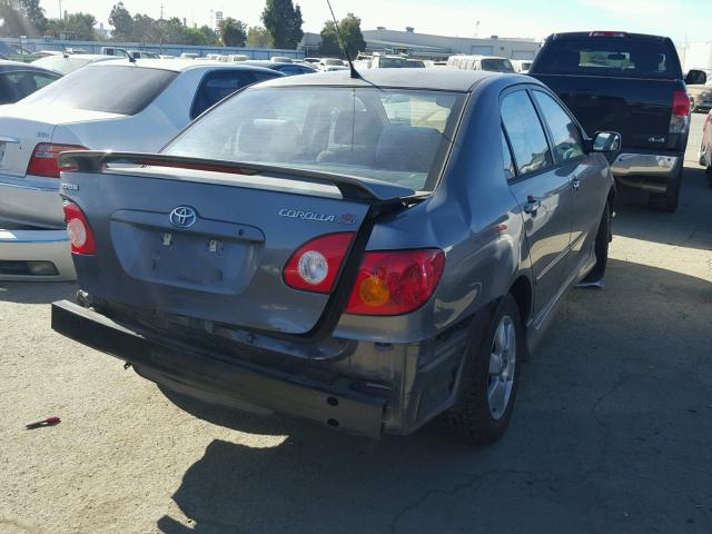 1NXBR32E73Z186394 - 2003 TOYOTA COROLLA CE GRAY photo 4