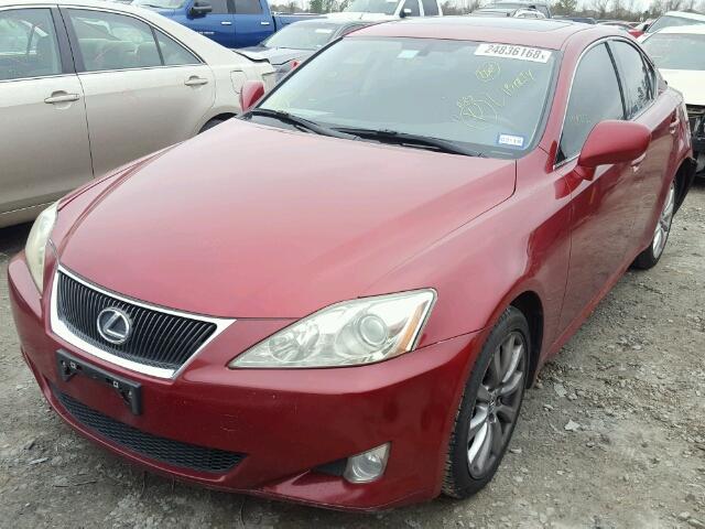 JTHCK262982027000 - 2008 LEXUS IS 250 RED photo 2