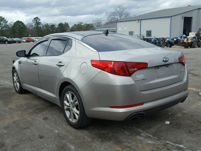 5XXGN4A72DG154457 - 2013 KIA OPTIMA EX SILVER photo 3