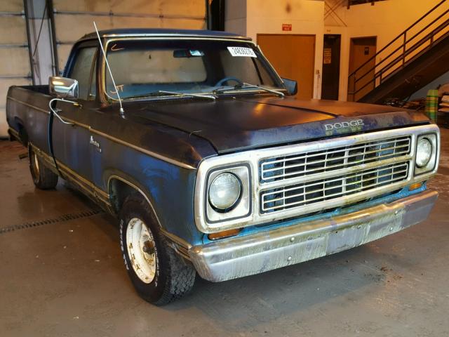 D14AE9C119155 - 1979 DODGE RAM 100 BLUE photo 1