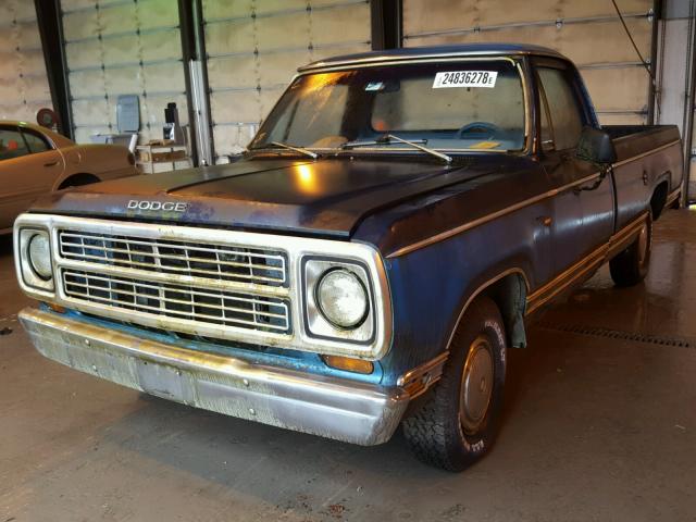 D14AE9C119155 - 1979 DODGE RAM 100 BLUE photo 2