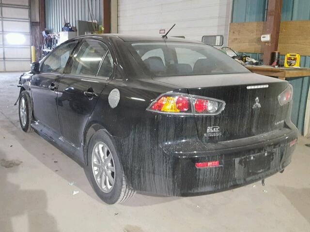 JA32U2FUXCU017452 - 2012 MITSUBISHI LANCER ES/ BLACK photo 3