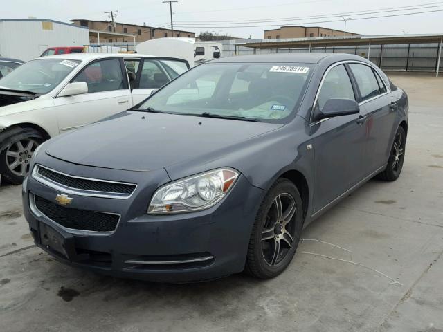 1G1ZH57B68F200905 - 2008 CHEVROLET MALIBU 1LT GRAY photo 2