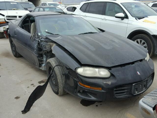 2G1FP22K912129413 - 2001 CHEVROLET CAMARO BLACK photo 1