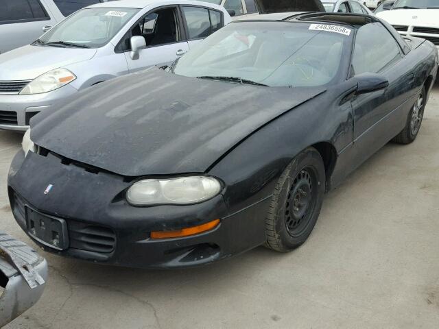 2G1FP22K912129413 - 2001 CHEVROLET CAMARO BLACK photo 2