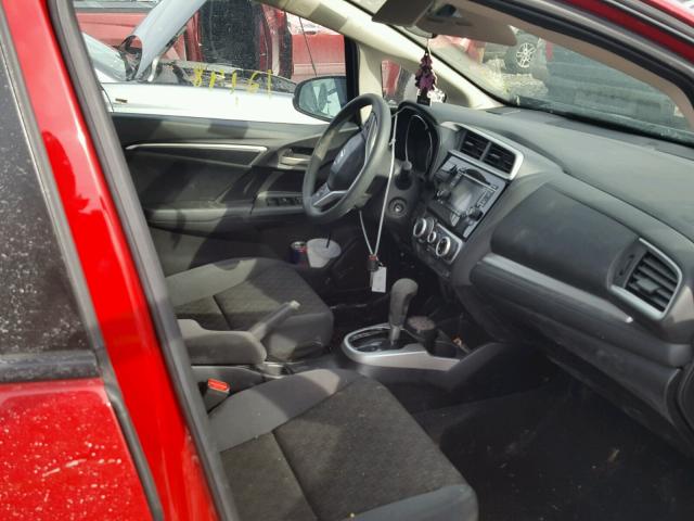 JHMGK5H54GS005785 - 2016 HONDA FIT LX أحمر صورة 5