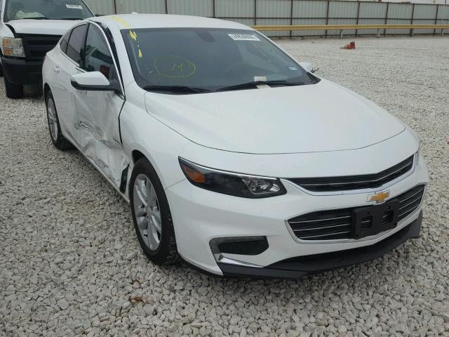 1G1ZE5ST8HF137783 - 2017 CHEVROLET MALIBU LT WHITE photo 1