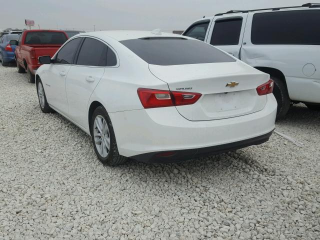 1G1ZE5ST8HF137783 - 2017 CHEVROLET MALIBU LT WHITE photo 3