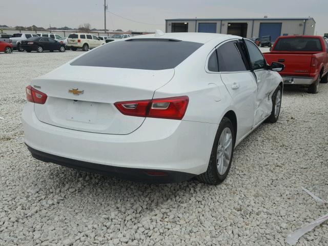 1G1ZE5ST8HF137783 - 2017 CHEVROLET MALIBU LT WHITE photo 4