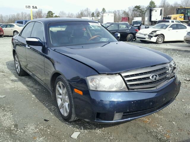 JNKAY41E84M400724 - 2004 INFINITI M45 BLUE photo 1