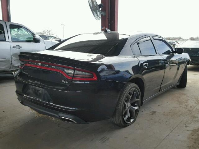 2C3CDXCT7FH863015 - 2015 DODGE CHARGER R/ BLACK photo 4