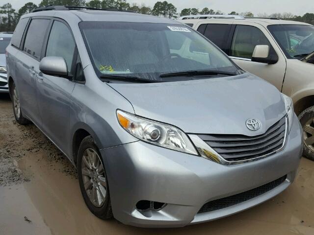 5TDDK3DC4BS018387 - 2011 TOYOTA SIENNA XLE SILVER photo 1