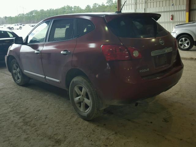 JN8AS5MT9CW255980 - 2012 NISSAN ROGUE S RED photo 3