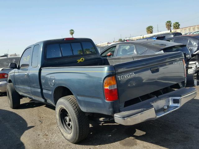 4TAVL52N6WZ159009 - 1998 TOYOTA TACOMA XTR GREEN photo 3