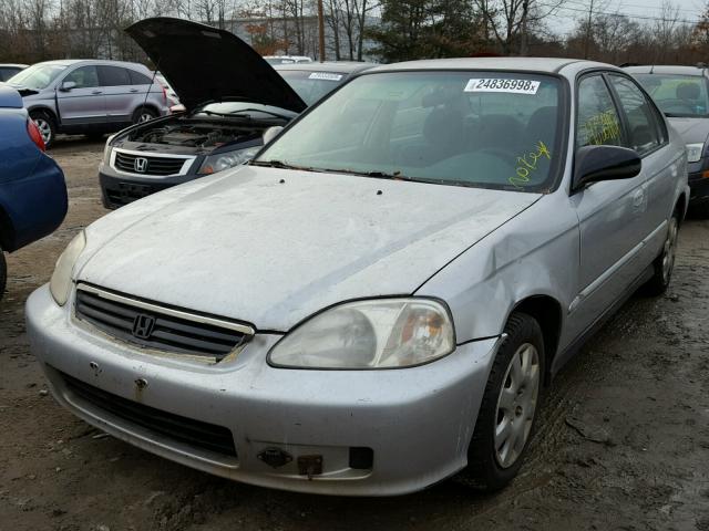 2HGEJ6615YH514117 - 2000 HONDA CIVIC BASE WHITE photo 2