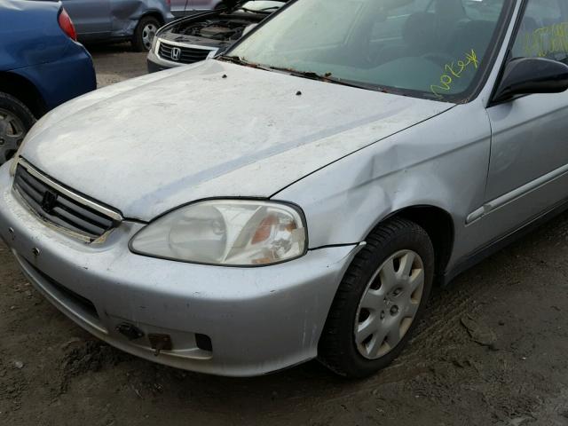2HGEJ6615YH514117 - 2000 HONDA CIVIC BASE WHITE photo 9