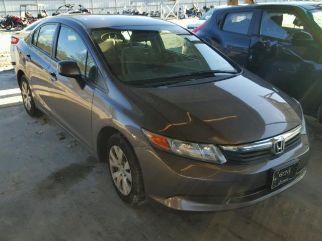 19XFB2F50CE019548 - 2012 HONDA CIVIC LX BROWN photo 1