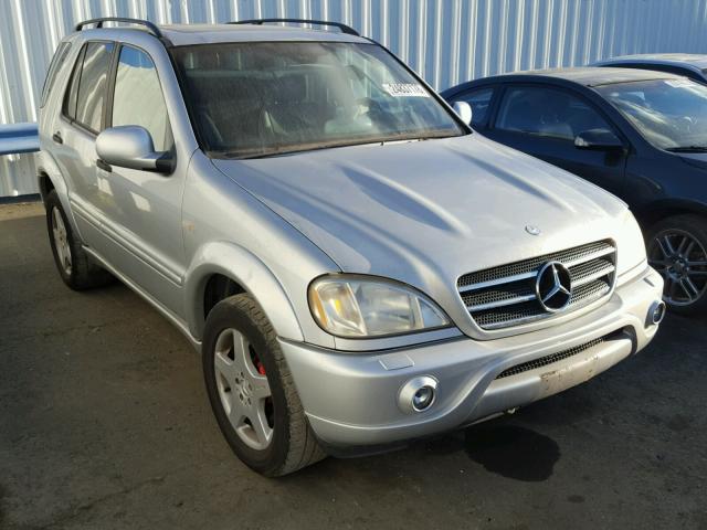 4JGAB74EX1A229788 - 2001 MERCEDES-BENZ ML 55 SILVER photo 1