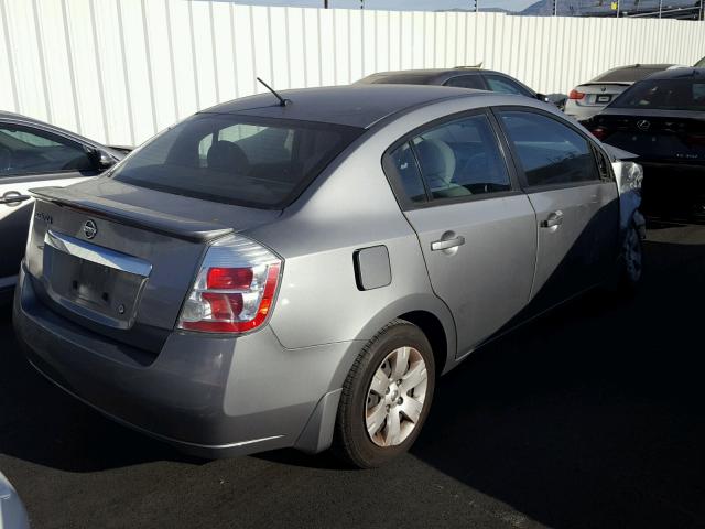 3N1AB6AP9CL726897 - 2012 NISSAN SENTRA 2.0 GRAY photo 4